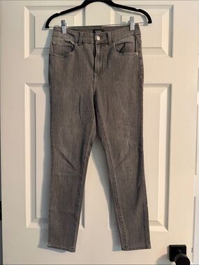 Express Women's Gray Skinny Jeans